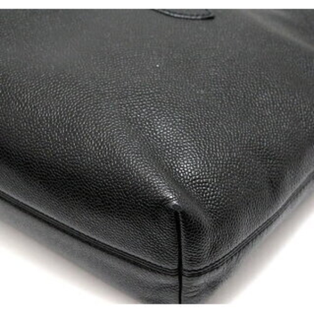 Chanel Coco Mark Tote Bag Caviar Leather Black - Picture 4 of 4